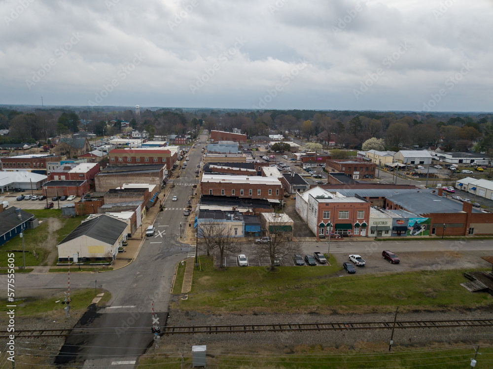 Roof tops drone view. Roof tops drone view.