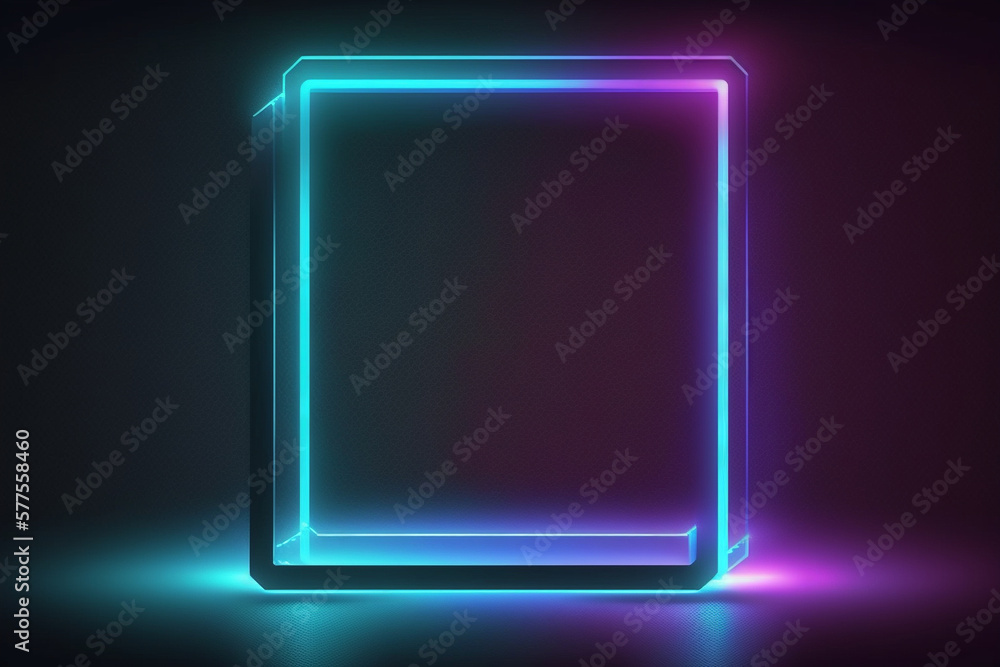 Frame, Vaporwave Neon Background Frame, Vaporwave Neon Background