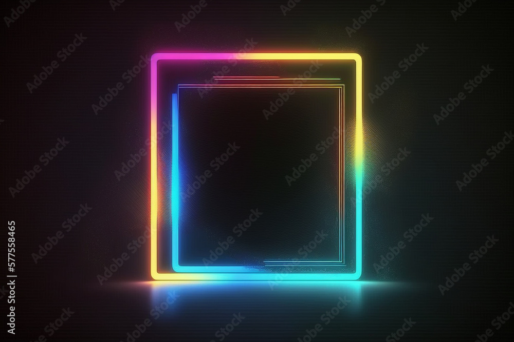 Frame, Vaporwave Neon Background Frame, Vaporwave Neon Background