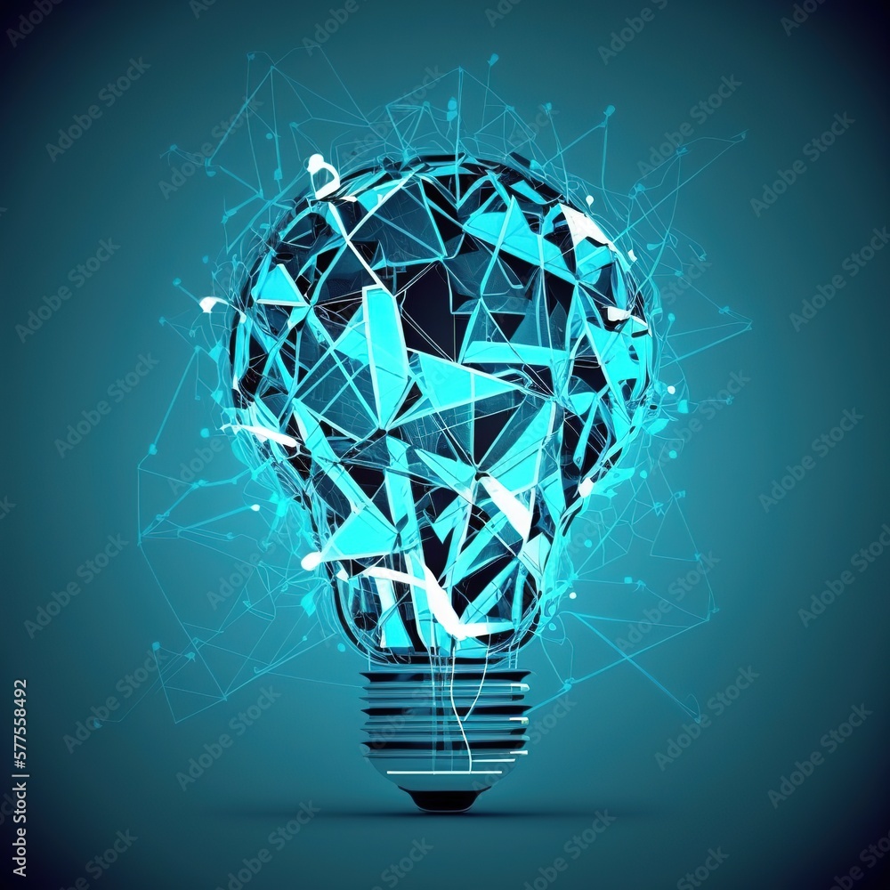 light bulb Global Internet access. Financial and banking, global internet connection application technology, and digital marketing, generative ai light bulb Global Internet access. Financial and banking, global internet connection application technology, and digital marketing, generative ai