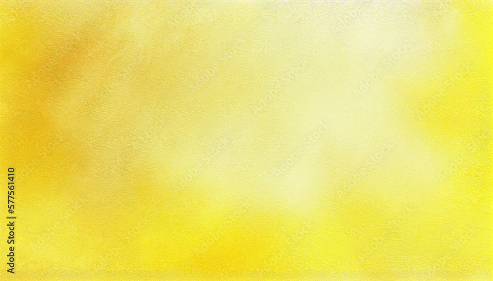 Beautiful elegant yellow watercolor texture background, Generative AI