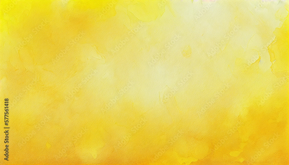 Beautiful elegant yellow watercolor texture background, Generative AI Beautiful elegant yellow watercolor texture background, Generative AI
