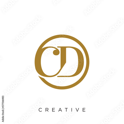 cd circle logo luxury
