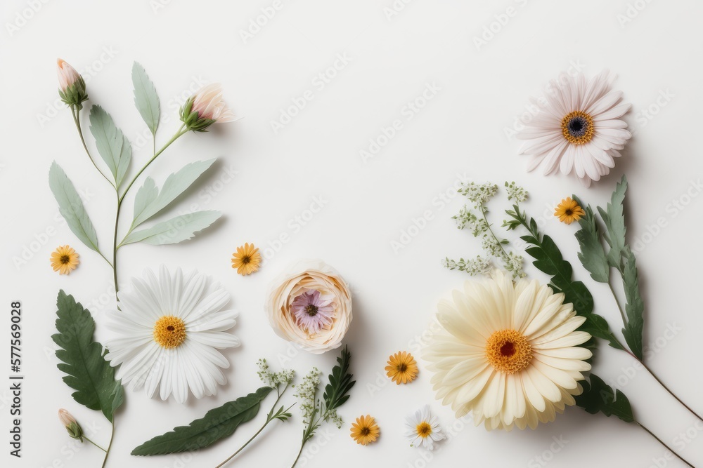 Fototapeta premium bouquet of daisies