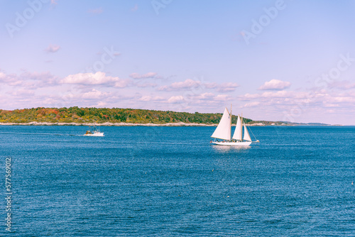 Sailing on Boston Harbor
