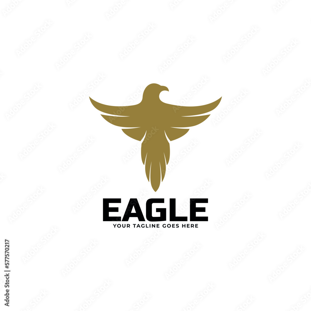 Fototapeta premium Eagle logo icon design vector template