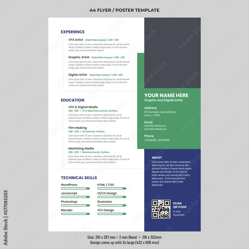 Resume Design Template Resume Design Template