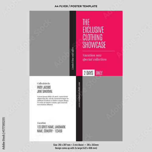 Fashion Sale Flyer Design Template