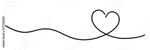 Heart line art