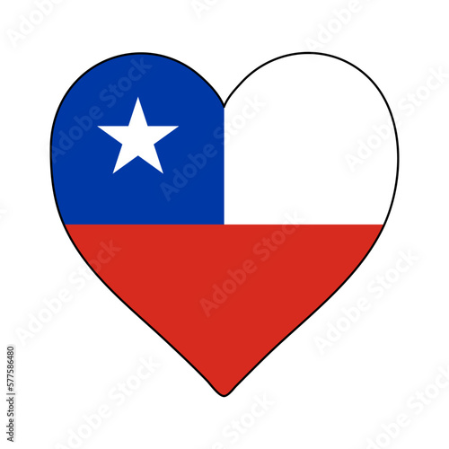Chile Heart Shape Flag. Love Chile. Visit Chile. South America. Latin America. Vector Illustration Graphic Design. Free Download Chile Heart Shape Flag. Love Chile. Visit Chile. South America. Latin America. Vector Illustration Graphic Design. - GFXLoad