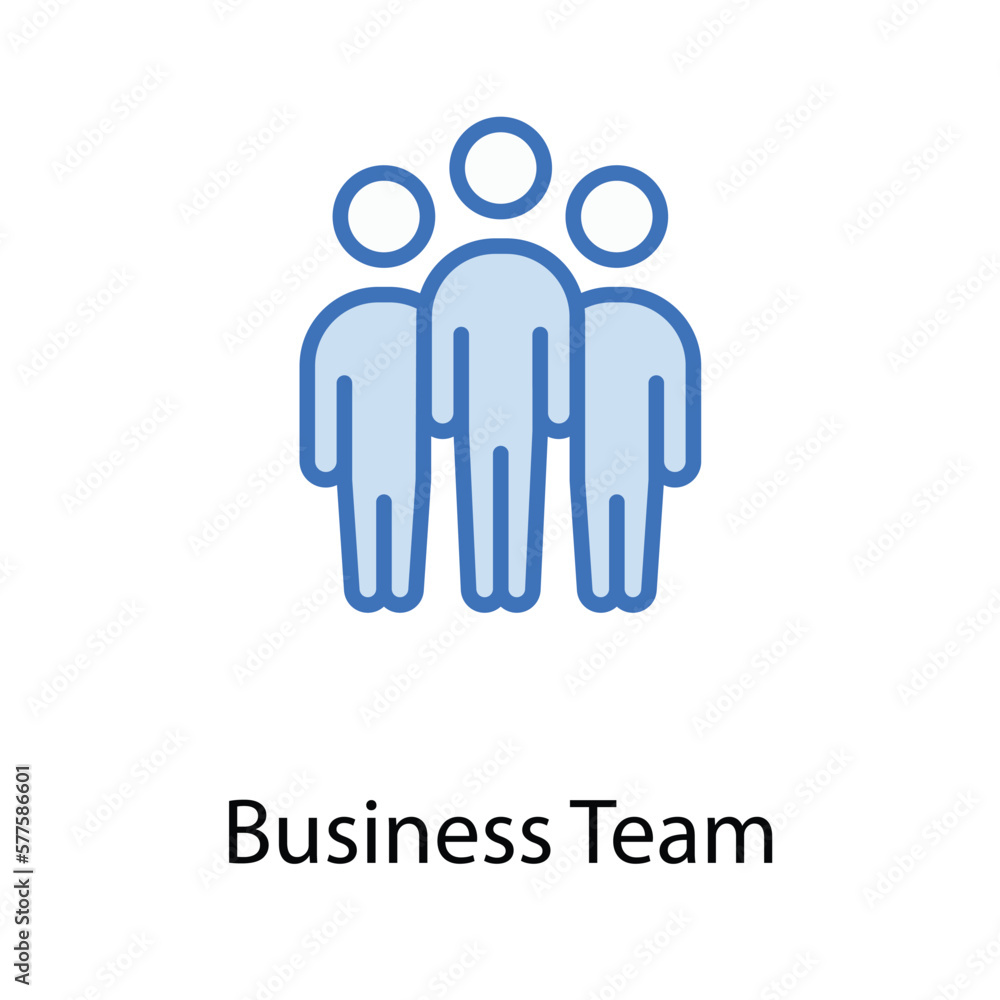 Business team icon design stock illustration Business team icon design stock illustration