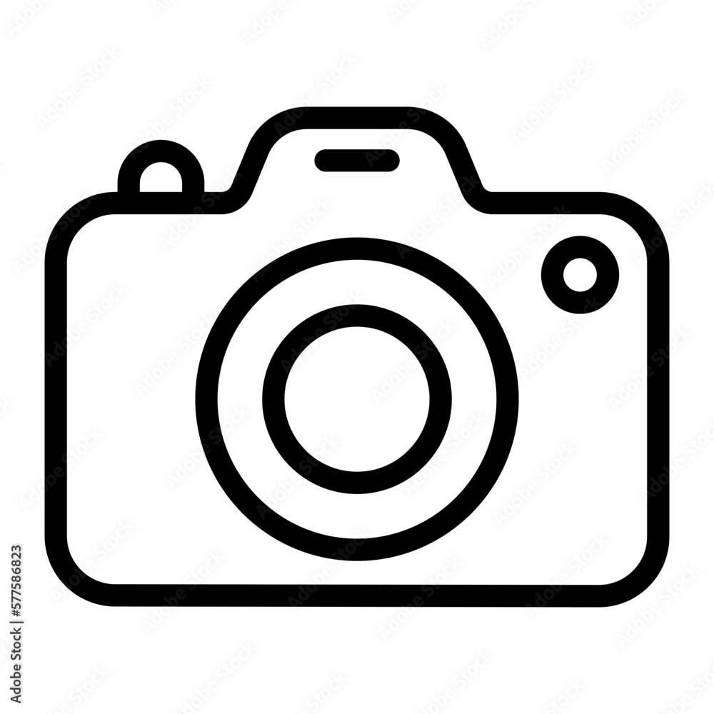camera line icon camera line icon