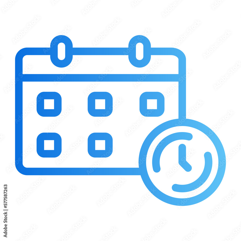 deadline gradient icon deadline gradient icon