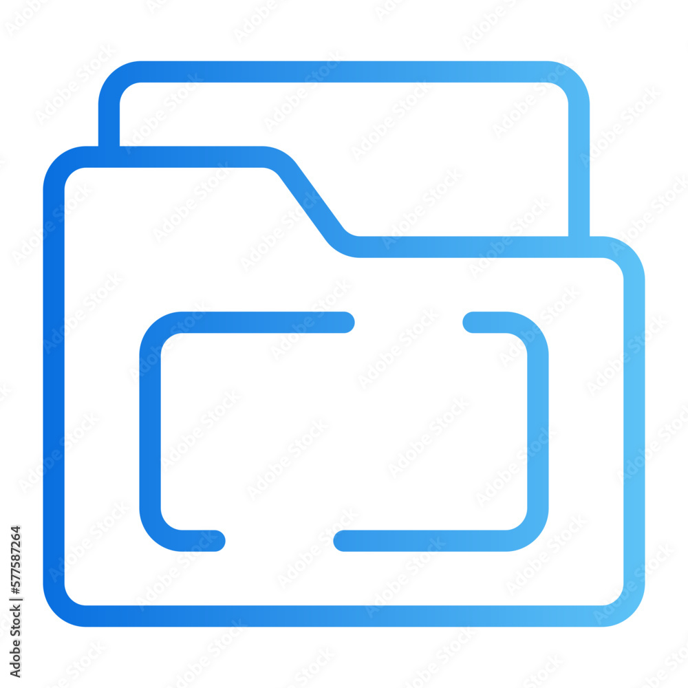 folder gradient icon folder gradient icon