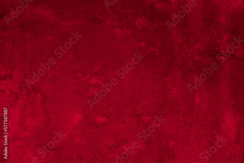 Black red satin dark fabric texture luxurious shiny that is abstract silk cloth background with patterns soft waves blur beautiful. © Kamjana