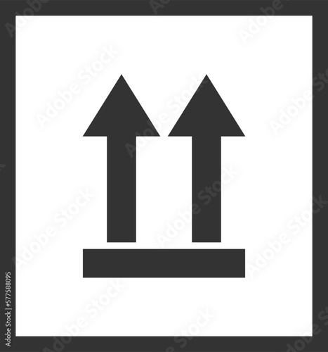 upward direction sign - carboard sign