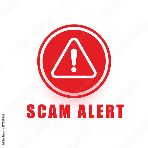 fraud alert warning background for information security