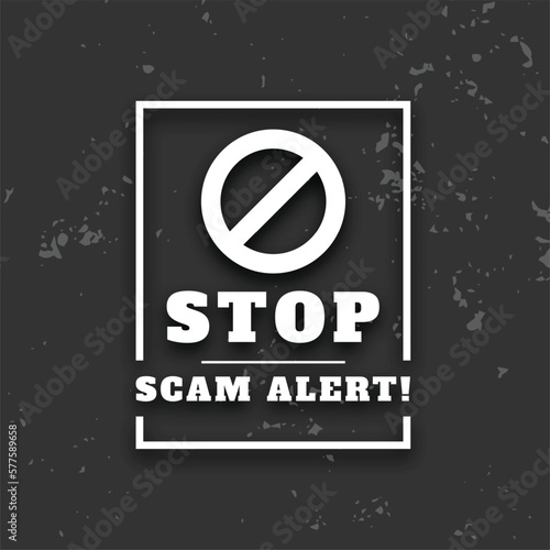 fraud alert warning background stay safe from botnet attack