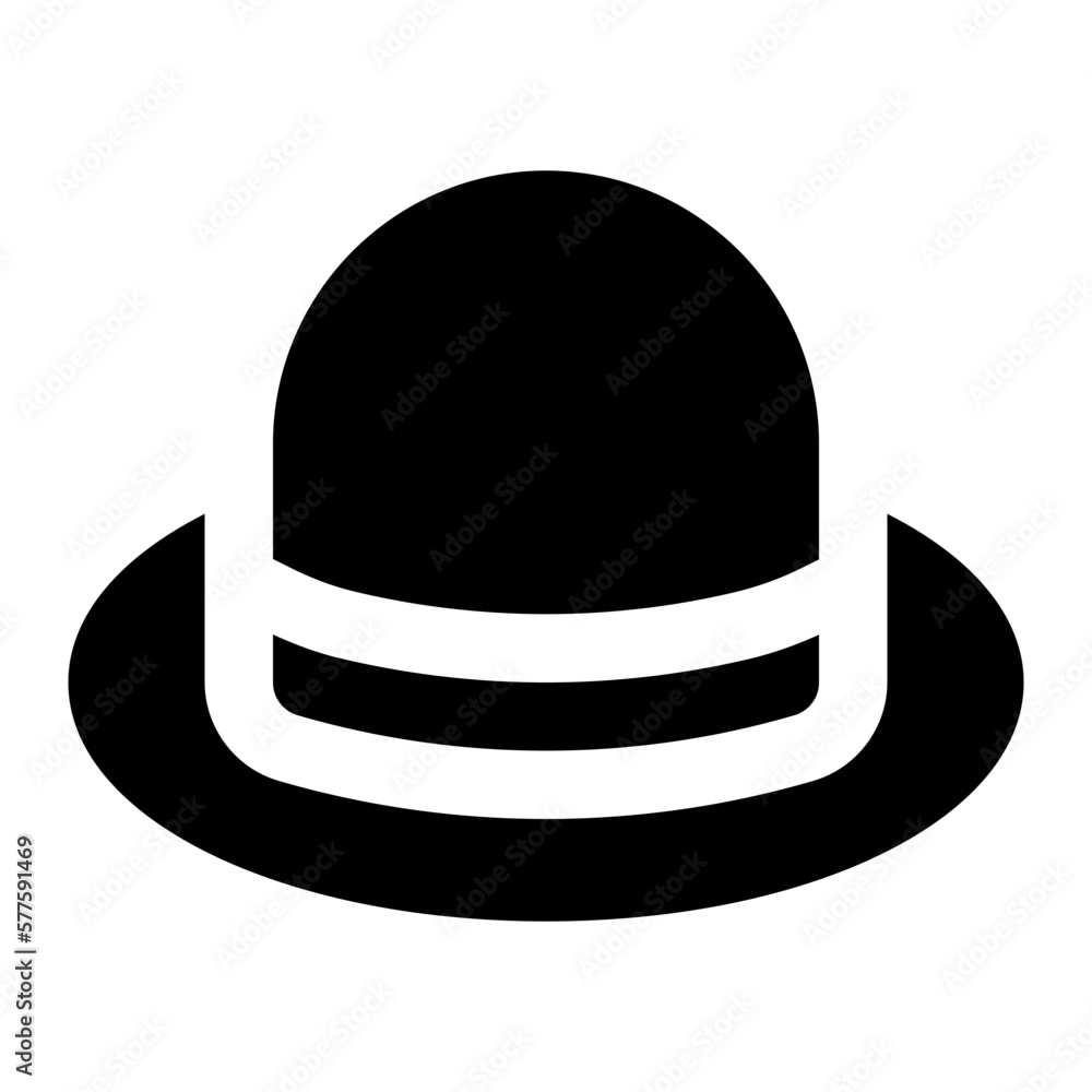 straw hat icon for illustration straw hat icon for illustration