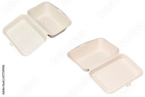 Packaging made from bagasse pulp mixed with bamboo pulp