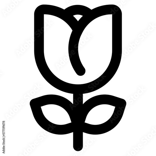 tulips icon for illustration