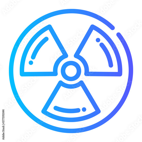 radiation gradient icon