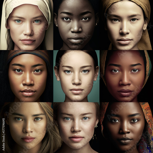 international womens day collage. generative ai #3