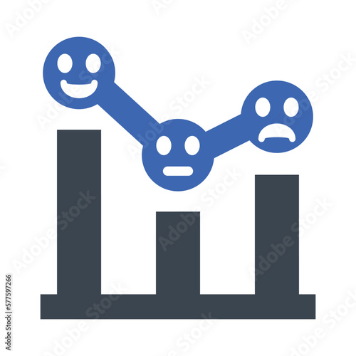 Customer feedback evaluation icon