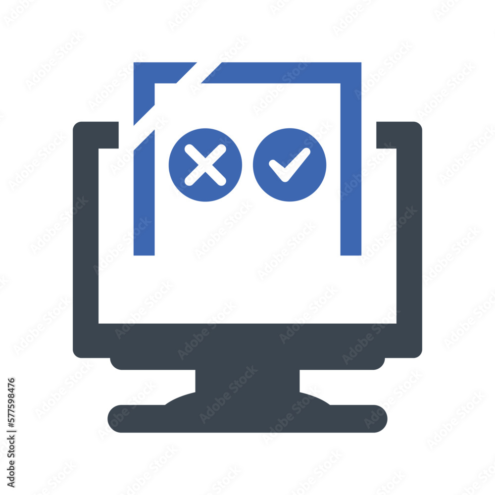 Online checklist icon Online checklist icon