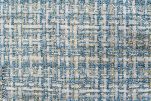 Fabric tweed texture, background.  
Tweed real fabric texture seamless pattern. 