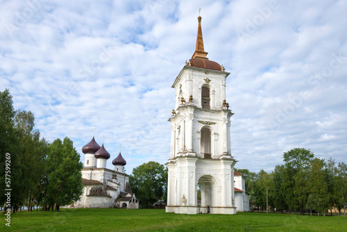 Wallpaper Mural Ancient bell tower in Cathedral Square on a August morning. Kargopol. Arkhangelsk region, Russia Torontodigital.ca