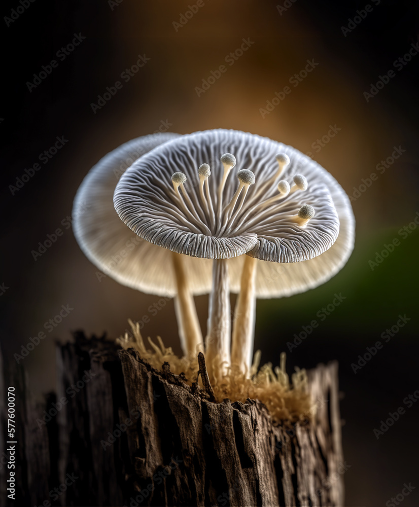 mushroom in the forest create by Artificial Intelegence technology mushroom in the forest create by Artificial Intelegence technology