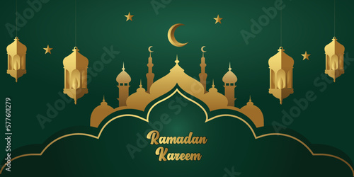 Stampa su tela Luxury background of ramadan kareem