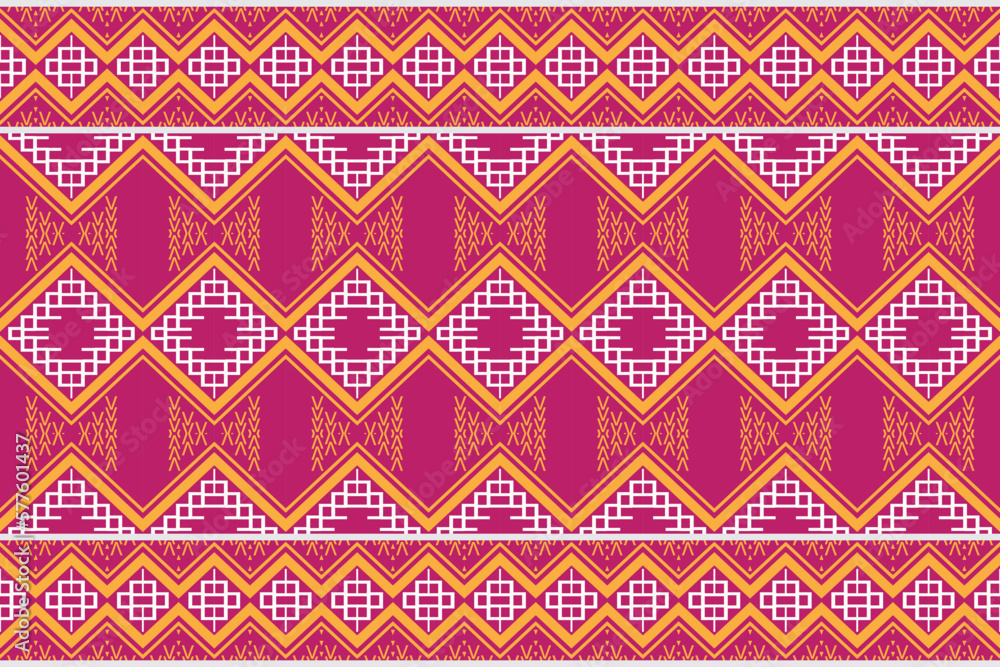 Simple ethnic design patterns. traditional pattern design It is a pattern geometric shapes. Create beautiful fabric patterns. Design for print. Using in the fashion industry. Simple ethnic design patterns. traditional pattern design It is a pattern geometric shapes. Create beautiful fabric patterns. Design for print. Using in the fashion industry.