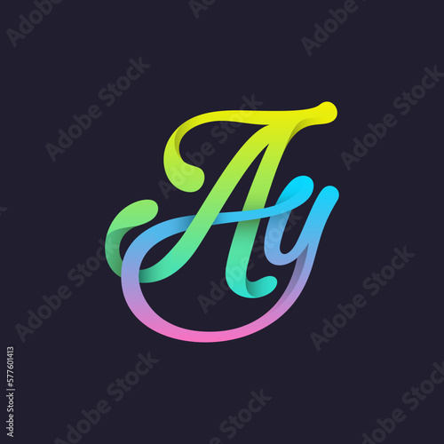 Letter A Y Logo