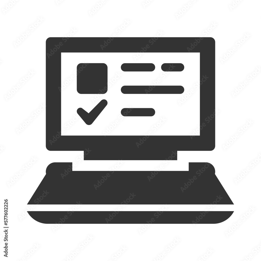 Online questionnaire icon Online questionnaire icon