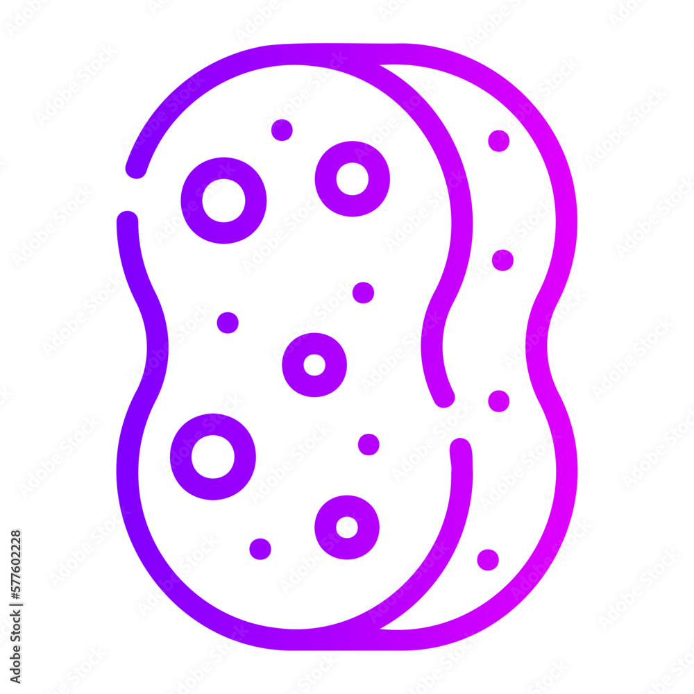 sponge gradient icon sponge gradient icon