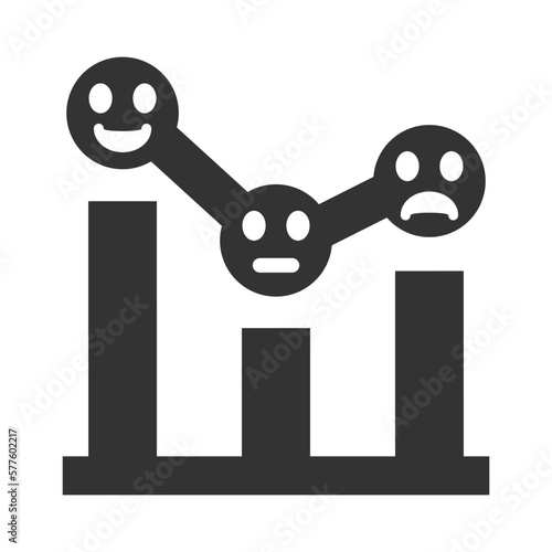 Customer feedback evaluation icon