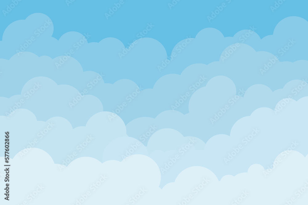 Beautiful sky and clouds background with modern design.