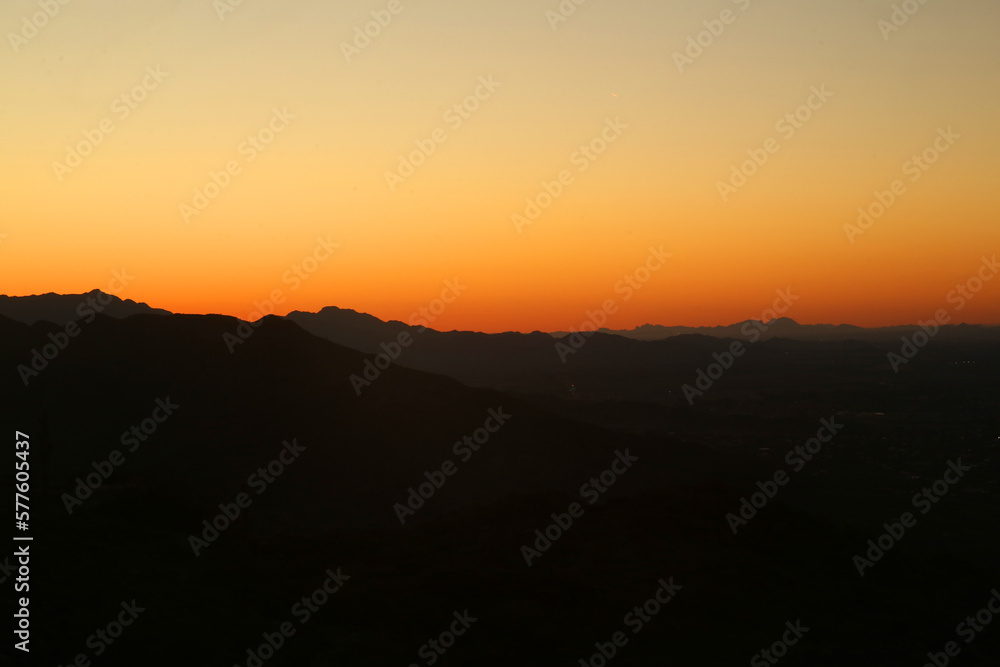 sunset in the mountains sunset in the mountains