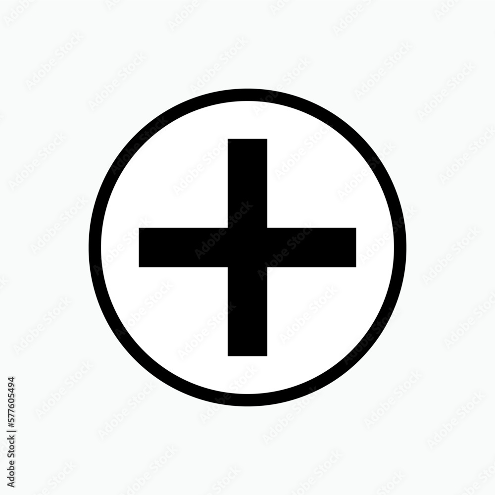 Add or Plus Icon - Vector. Add or Plus Icon - Vector.