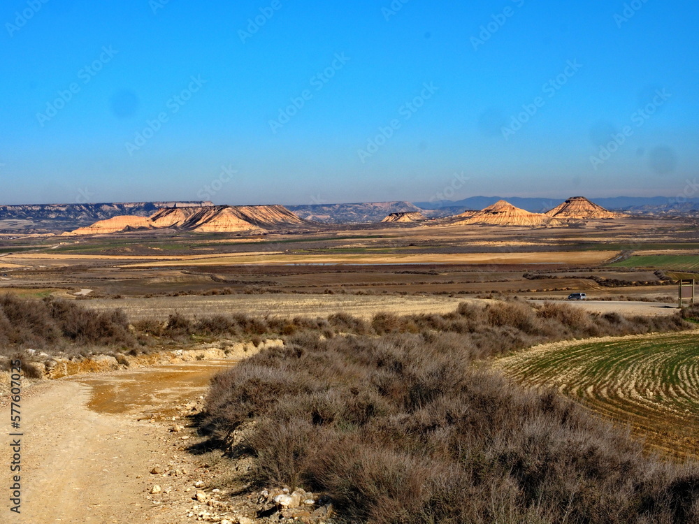 Naklejka premium Bardenas Reales en Navarra