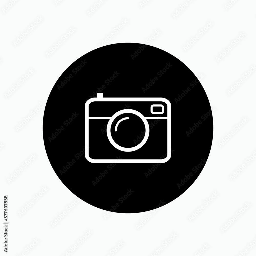 Camera Icon. Photography Symbol - Vector. Camera Icon. Photography Symbol - Vector.
