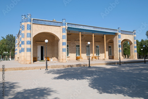 Reception building of Asfandier Khan on the grounds of Nurullaboy Palace. Khiva, Uzbekistan photo