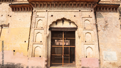 The Fore View of Fort Palace of Baldeogarh Fort  Madhya Pradesh  India.