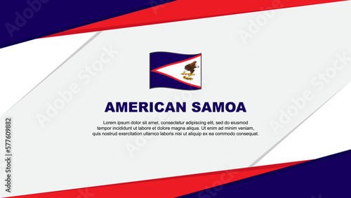 Free Download American Samoa Flag Abstract Background Design Template. American Samoa Independence Day Banner Cartoon Vector Illustration. American Samoa - GFXLoad