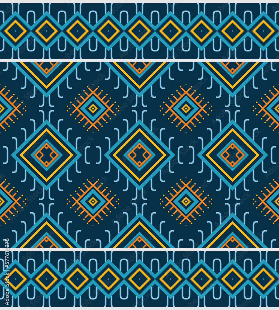 Ethnic pattern wallpaper. traditional pattern design It is a pattern geometric shapes. Create beautiful fabric patterns. Design for print. Using in the fashion industry. Ethnic pattern wallpaper. traditional pattern design It is a pattern geometric shapes. Create beautiful fabric patterns. Design for print. Using in the fashion industry.