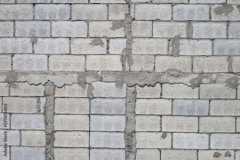 Texture of block wall background.