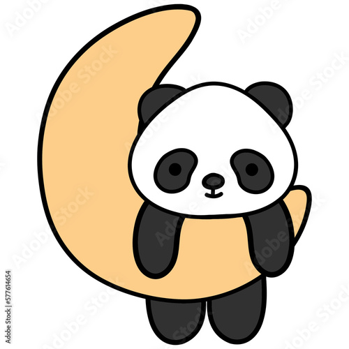 Cute Panda  Panda illustration  Animal  cute animal  animal illustration