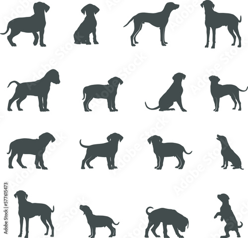Dalmatian dog silhouettes, Dalmatian silhouette, Dalmatian dog vector, Dalmatian dog SVG